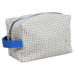 Würfel-Kosmetiktasche Stylo Bleu L 14 X 22 X 11