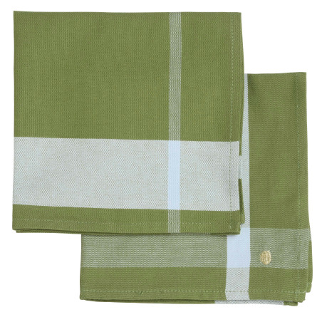 2er-Set Tischservietten La nonna Pistacchio 45 X 45