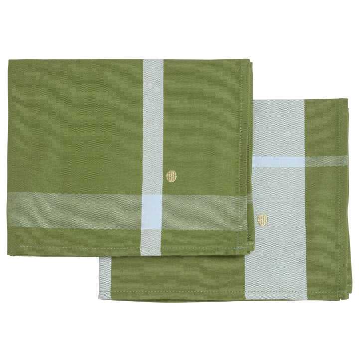 Lot de 2 sets de table La nonna Pistacchio 40 x 50 x 1
