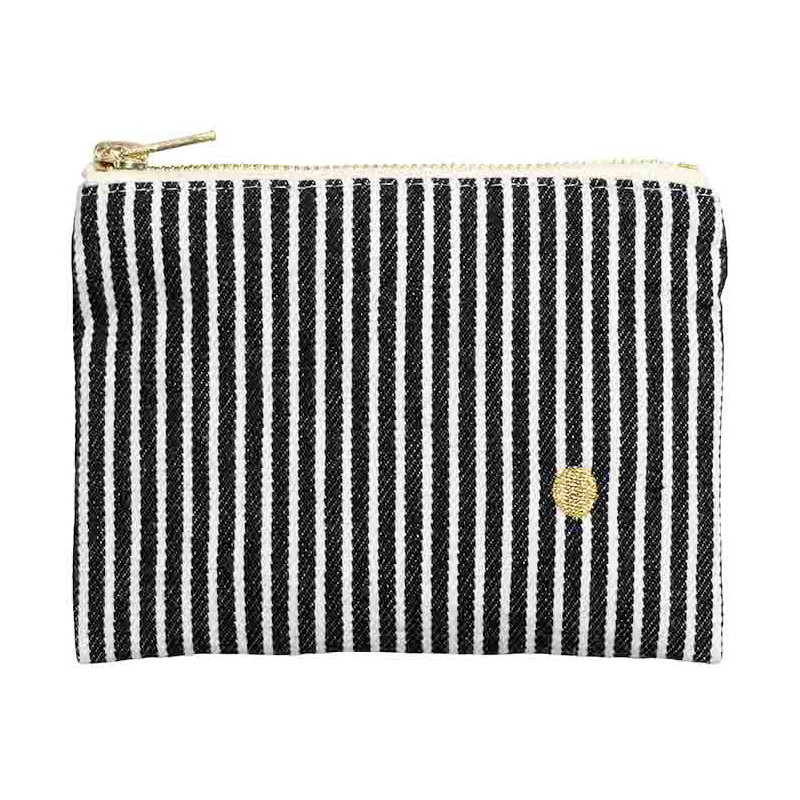 Pochette Basile Caviar S 11 x 14 x 1