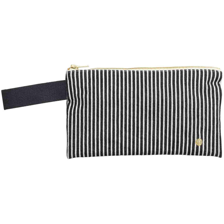 Pochette anse Basile Caviar 14 x 24