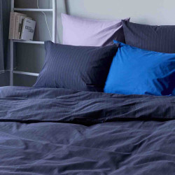 Kussensloop Line Blue 50 X 70