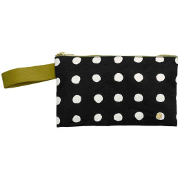 Bolsa com alça de pulso Mia Caviar 14 X 24