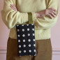 Pochette mit Handschlaufe Mia Caviar 14 X 24