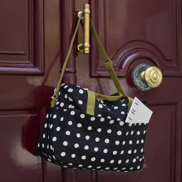 Sac voyage Mia Caviar 30 x 42 x 20