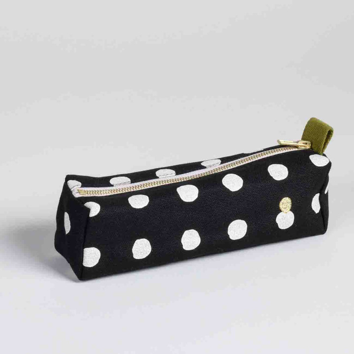 Mia Pencil case Caviar 6 X 20 X 6