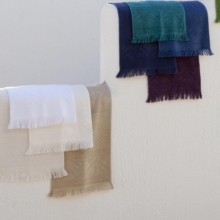 Drap de bain Zoé Craie 100 X 180