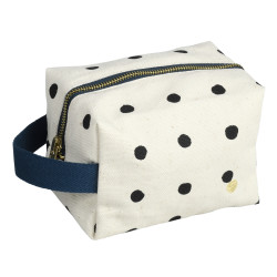 Trousse cube Mio Ecru S 10 x 16 x 10