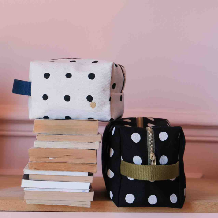 Necessaire cúbica Mio Écru S 10 X 16 X 10
