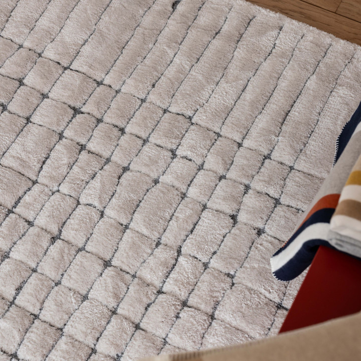 Gerecycled tapijt Antonio Neige 160 X 230 X 2