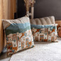 Coussin brodé Elie Multico 45 x 45