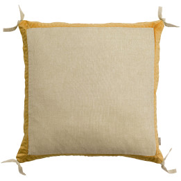 Almofada Elise Chambray Maïs 45 X 45