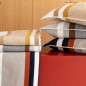Recycelte Jacquard-Decke Gioia Ivoire 140 X 185