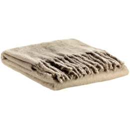 Recycelte einfarbige Decke Isabel Nuage 130 X 160