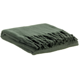 Plaid recyclé Isabel uni Sapin 130 x 160