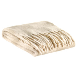 Recycelte Decke mit Schachbrettmuster Isabel Nuage 130 X 160