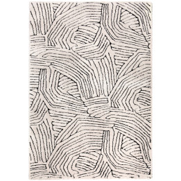 Tapis recyclé Paulin Neige 160 x 230 x 2