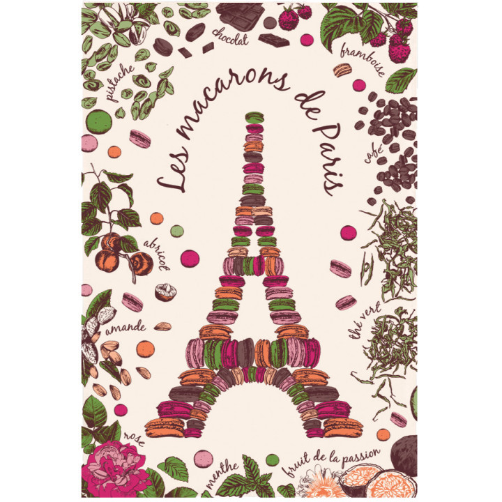 Paño de cocina Paris Écru 72 X 48
