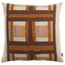 Almofada estampada Taho Cuivre 45 X 45