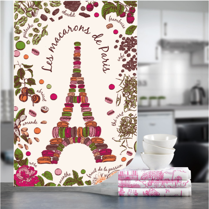 Torchon Macarons de Paris Ecru 72 X 48