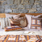 Almofada estampada Taho Cuivre 45 X 45