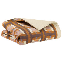 Plaid estampado Taho Cuivre 135 X 200