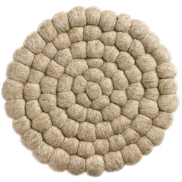 Dessous de plat Brian recyclé Naturel Diamètre 20