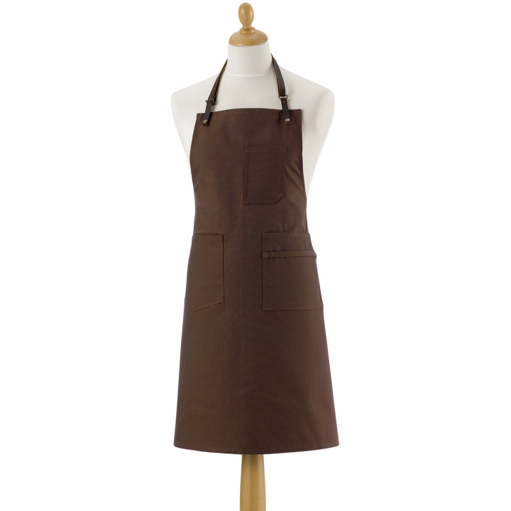 Delantal de cocina Léo Café 70 X 90