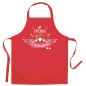 Grembiule da cucina per bambini Je prends les commandes Rouge 52 X 63