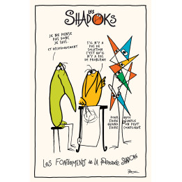 Geschirrtuch Shadoks Les fondements Écru 48 X 72