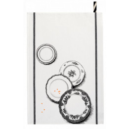 Küchentuch Arlette Blanc 50 X 70