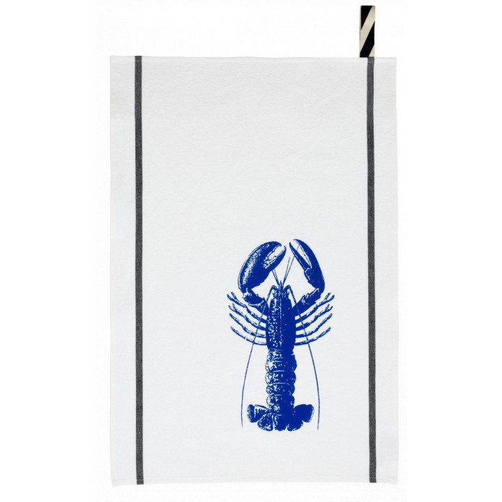 Keukendoek Homard Blanc/Bleu 50 X 70