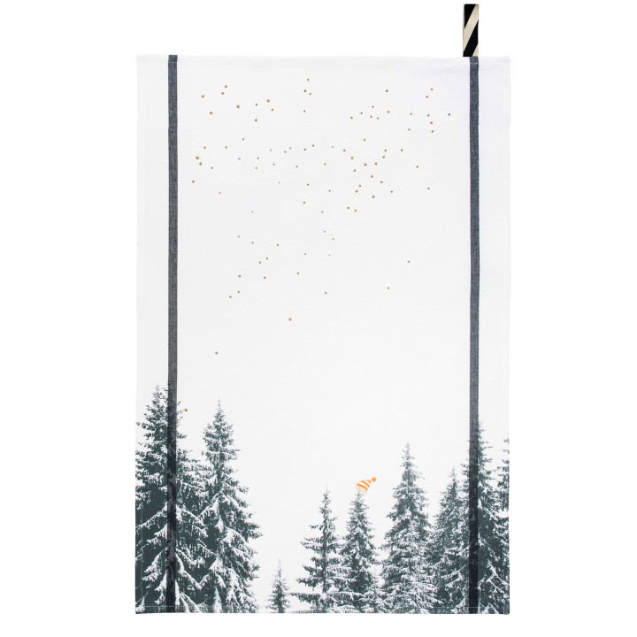 Torchon Bertille Blanc 50 x 70