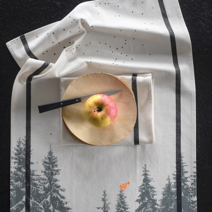 Paño de cocina Bertille Blanc 50 X 70