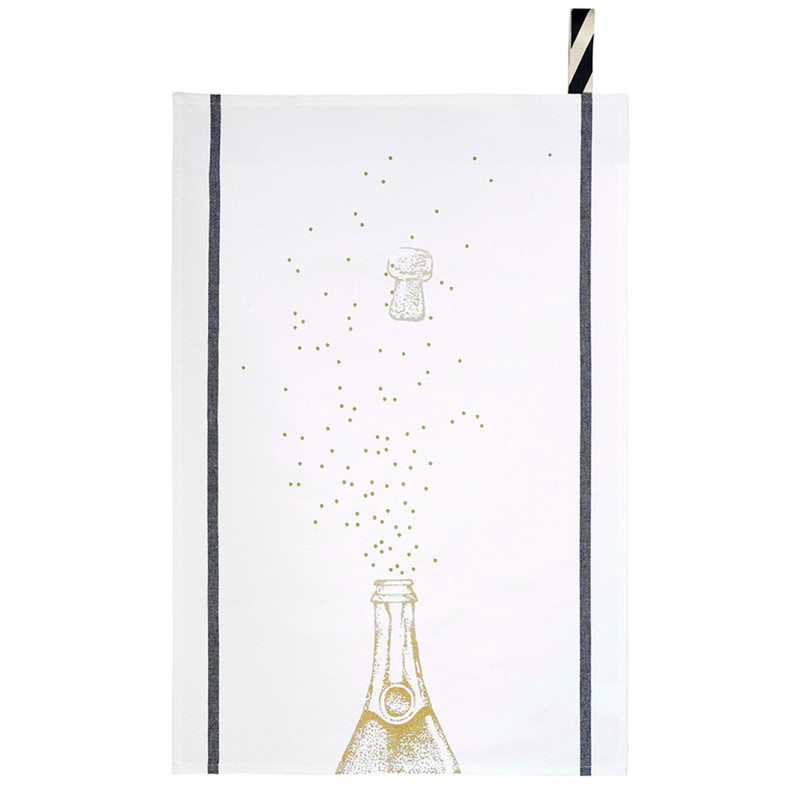 Küchentuch Party Or Blanc 50 X 70