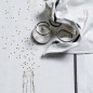 Pano de cozinha Party Or Blanc 50 X 70