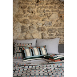 Besticktes Kissen Jason Cèdre 40 X 65