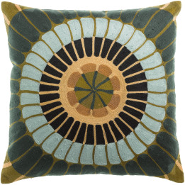 Cuscino ricamato Zeno Multico 45 X 45