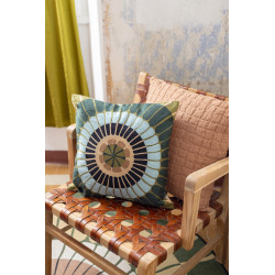 Cuscino ricamato Zeno Multico 45 X 45