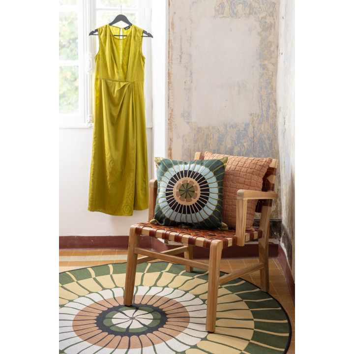 Cuscino ricamato Zeno Multico 45 X 45