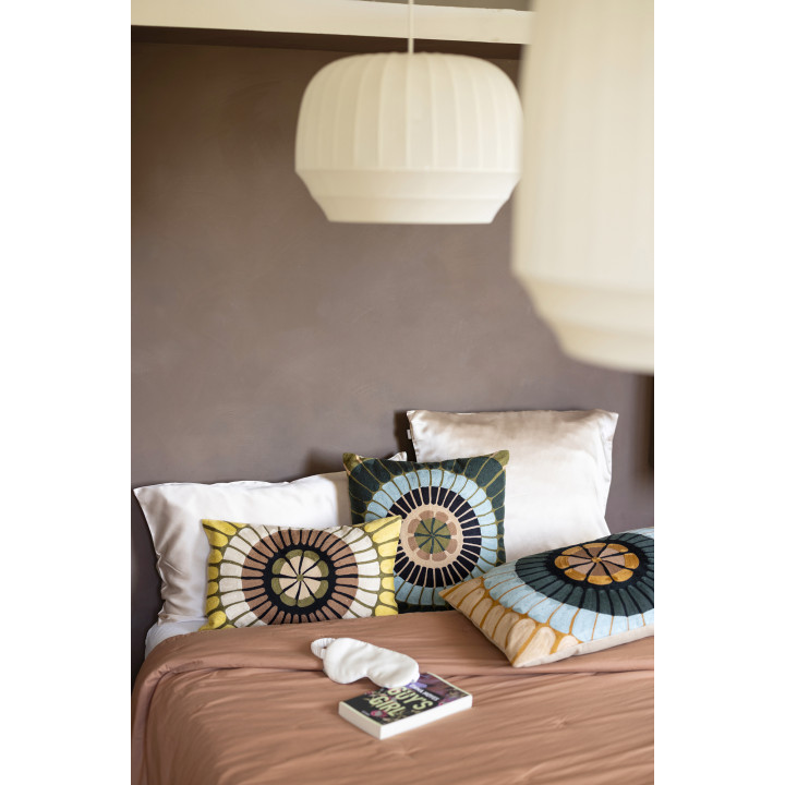 Coussin brodé Zeno Multico 45 x 45
