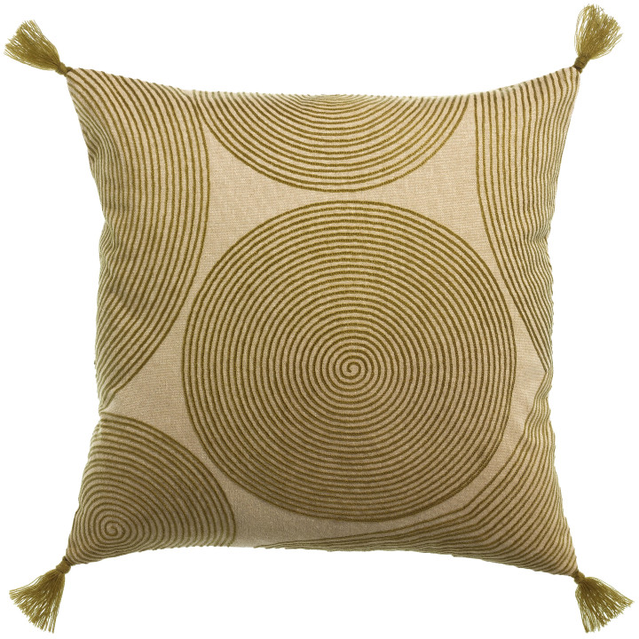 Besticktes Kissen Tito Naturel 45 X 45