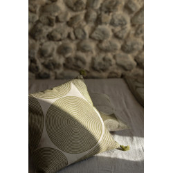 Almofada bordada Tito Naturel 45 X 45