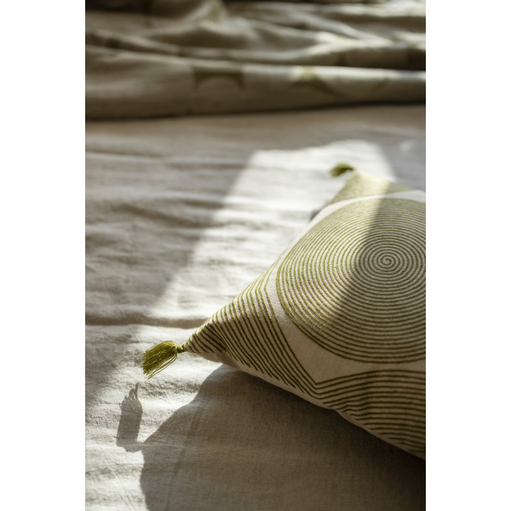 Besticktes Kissen Tito Naturel 45 X 45