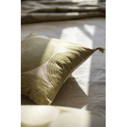 Geborduurd kussen Tito Naturel 45 X 45