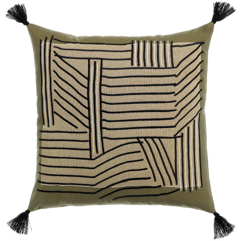 Cuscino ricamato Kori Cèdre 45 X 45