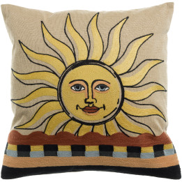 Coussin brodé Adria Multico 45 x 45