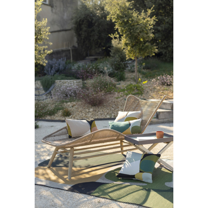 Coussin Leana outdoor Opaline 45 x 45