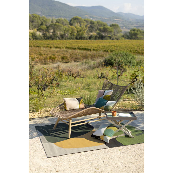 Cojín de exterior Leana Opaline 45 X 45