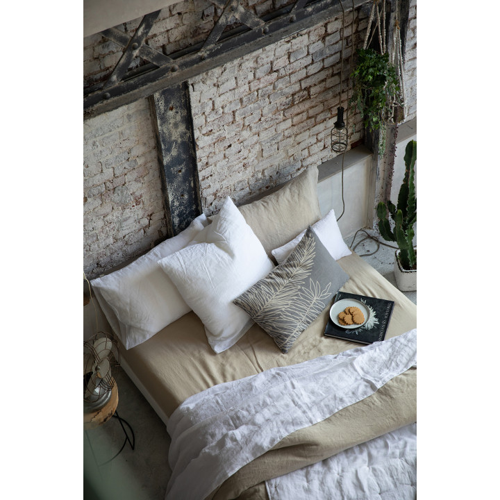 Drap housse Zeff Naturel 160 x 200
